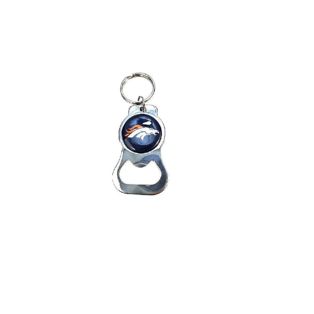 Beer Bottle Opener Keychain Stainless Steel Football nfl Charm Keychains Jewelry Gift