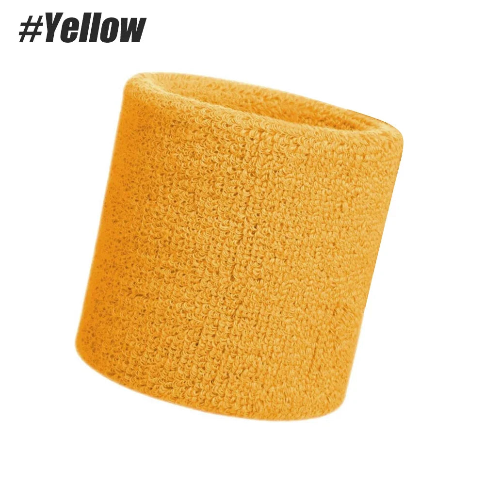 1Pcs Sweatband Sports Wristband for Men & Women,Cotton Cloth Sweatband for Tennis,Basketball,Football,Running,Gym,Working Out