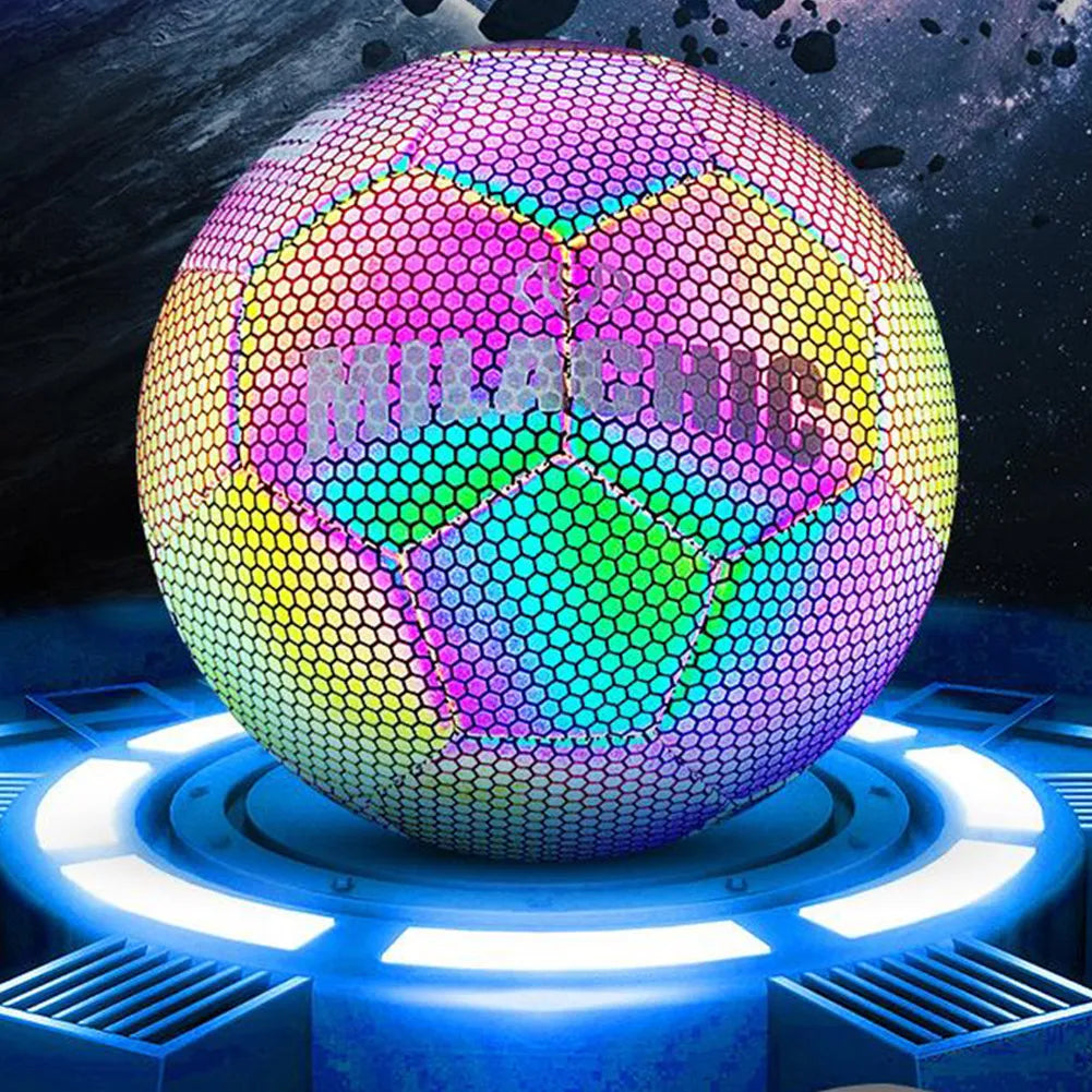 Reflective Football LED Training Soccer Luminous Fluorescent Reflective Cool Luminous No. 5 No. 4 Football For Child Adult