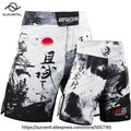 MMA Shorts Kickboxing Short Men's Fight Shorts Mixed Martial Arts BJJ Jiu Jitsu Muay Thai Pants Grappling Boxing Training Trunks