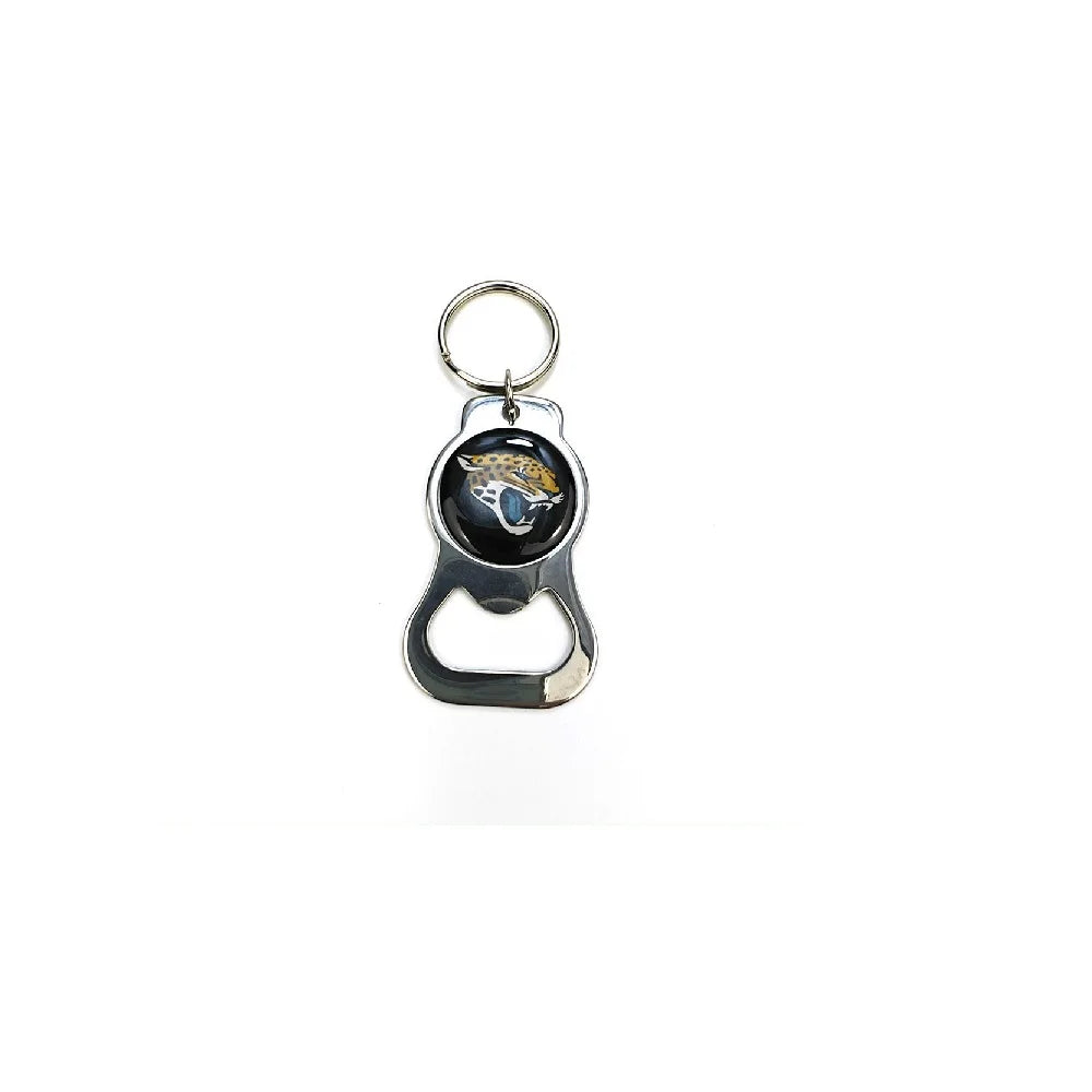 Beer Bottle Opener Keychain Stainless Steel Football nfl Charm Keychains Jewelry Gift