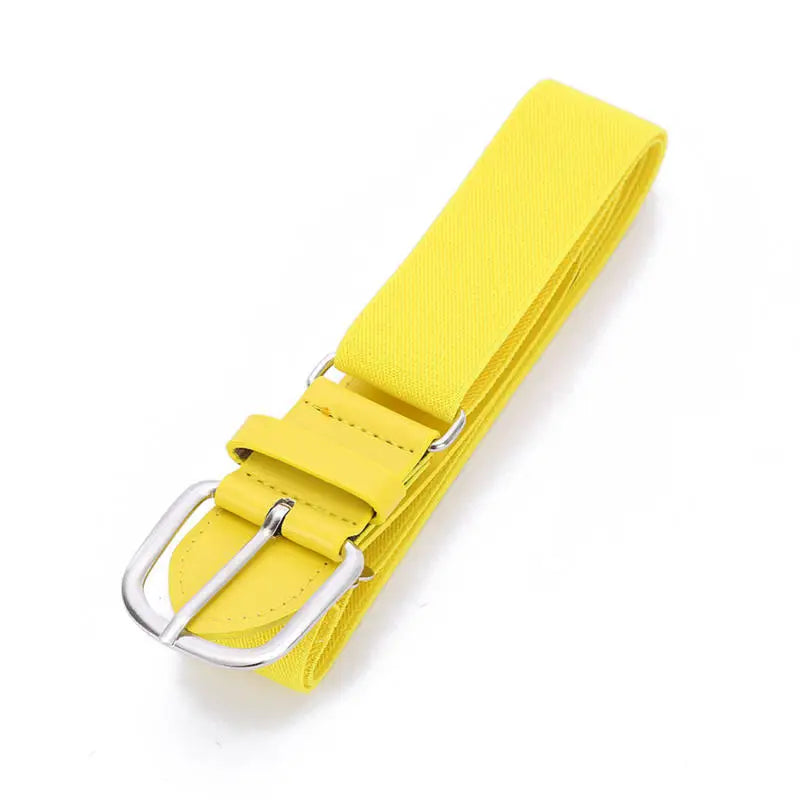 Youth - Durable Baseball Belt Elastic Elastic Tight Men's Club Leisure Elastic Belt Sports Girl Softball Elastic Loose Belt