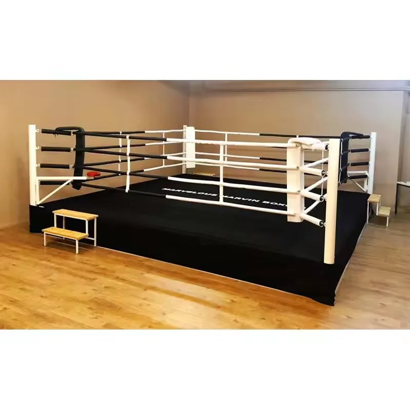 High Quality Cheap Custom Logo Portable Boxing Ring MMA Elevated Boxing Ring Wrestling Ring for Sale