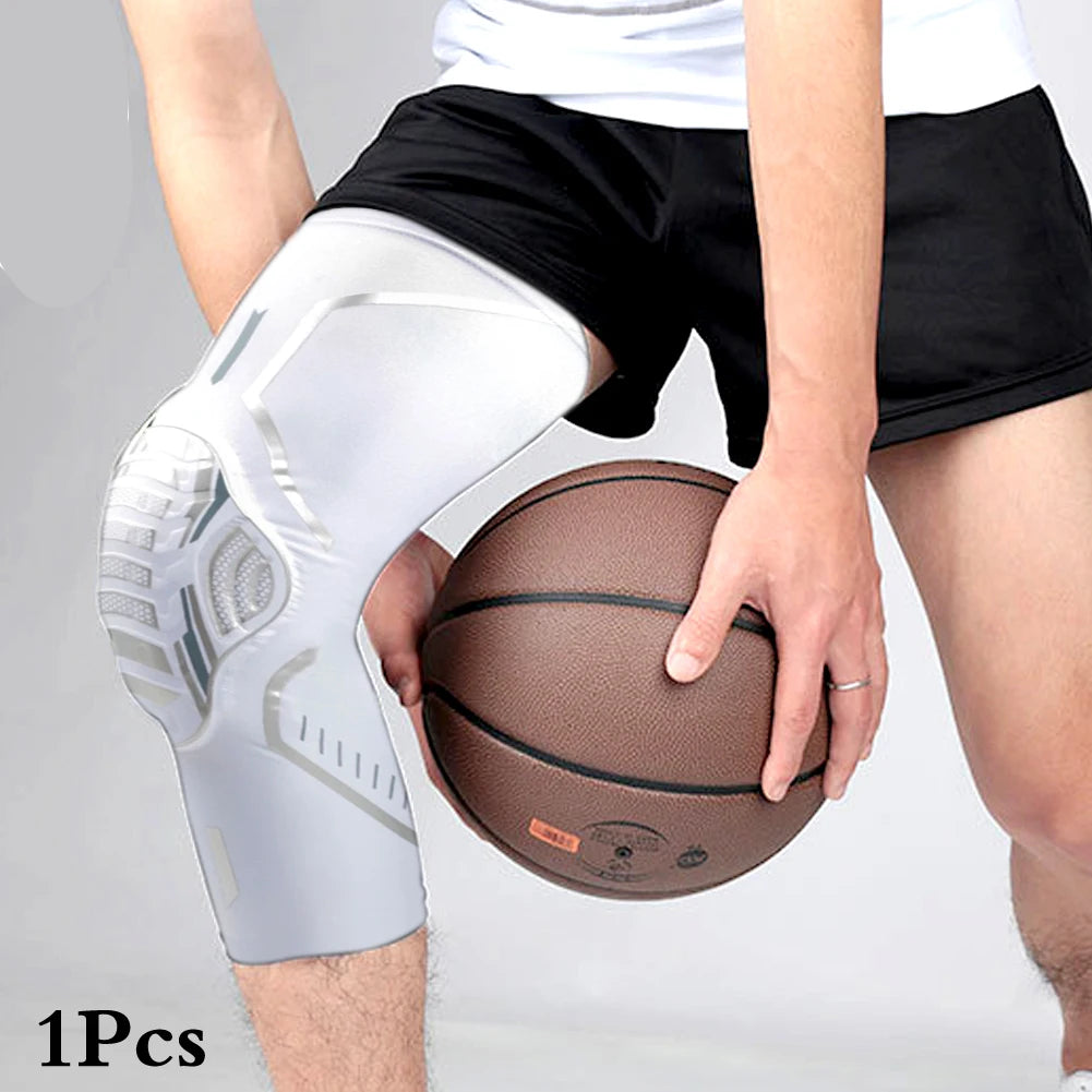 1 Piece Basketball Kneepads Elastic Foam Volleyball Knee Pad Protector Fitness Gear Sports Training Support Bracers