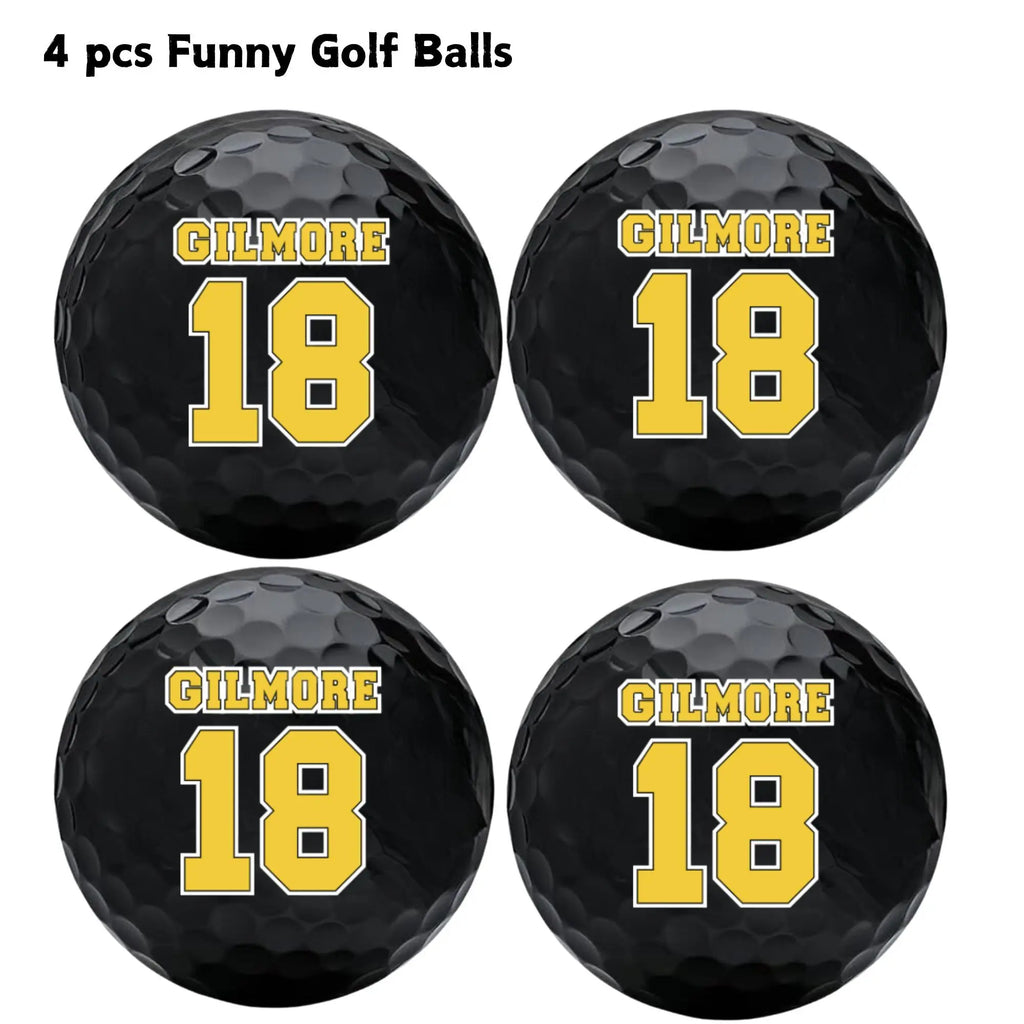4 Pcs funny Golf Balls for Men Adult Humor Trick Novelty GolferGift Set for Dad Boyfriend Coworkers Unique Professional Practice