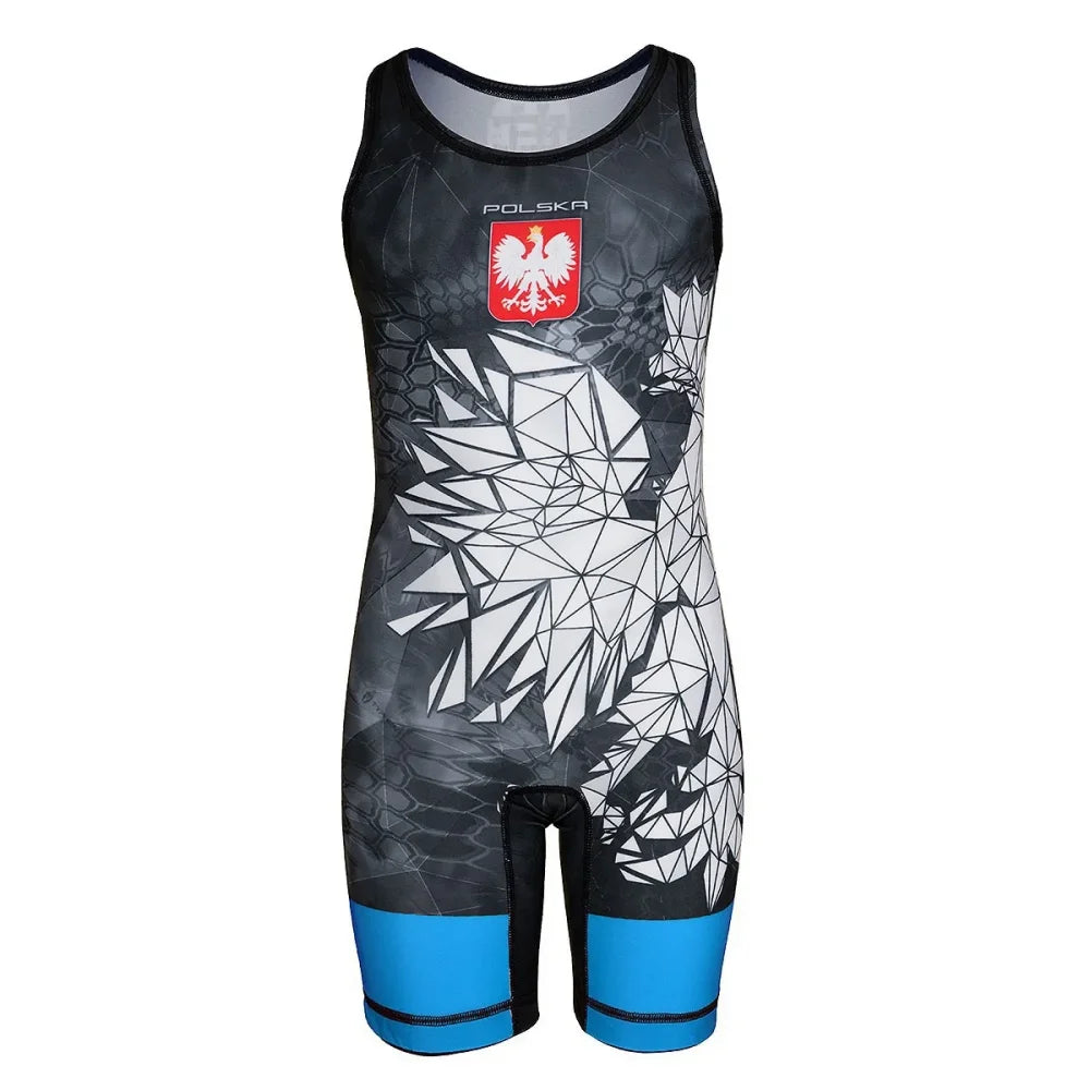 2025 Mens Wrestling Singlet Uniform