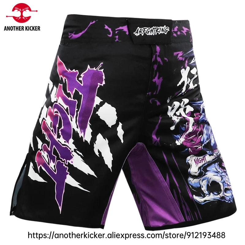 MMA Pants Combat Boxing Shorts for Men Women Fitness Gym Sports Jiu-Jitsu Kickboxing Muay Thai Shorts Crossfit BJJ Fight Wear