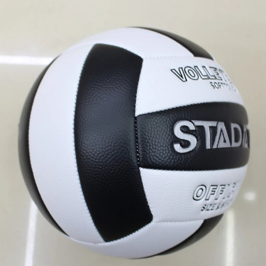 Size 5 Volleyball Professional Volleyballs Middle Primary School Training Soft PU Leak-proof Beach Balls Coffee