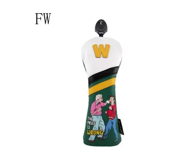 Humorous And Funny Golf Club Covers, Featuring American-style quirky headgear for driver, fairway wood, and hybrid Anti-Scratch