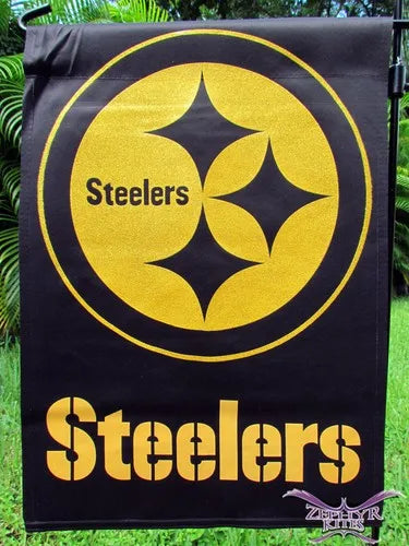 Pittsburgh Steelers garden flag double sided 12"x18" flag Officially Licensed mmn