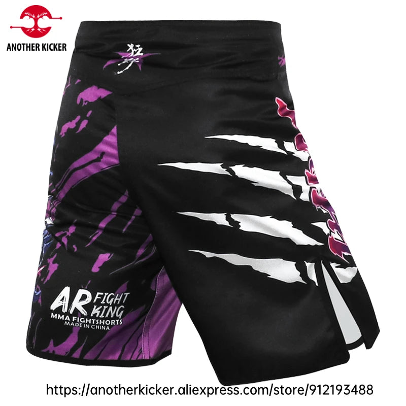 MMA Pants Combat Boxing Shorts for Men Women Fitness Gym Sports Jiu-Jitsu Kickboxing Muay Thai Shorts Crossfit BJJ Fight Wear