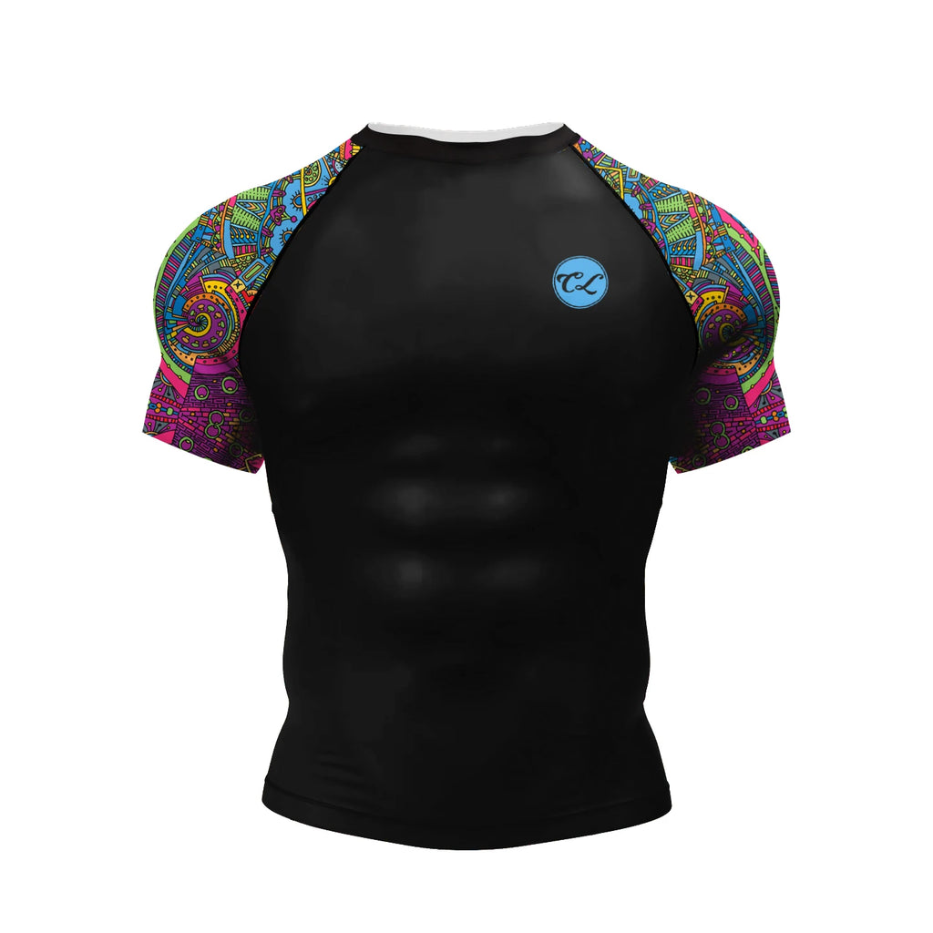 MMA Rashguard T Shirts+Pants Rash Guard Shorts BJJ Tracksuit Boxing Jerseys Muay Thai MMA Compression Men Kickboxing Sport Sets