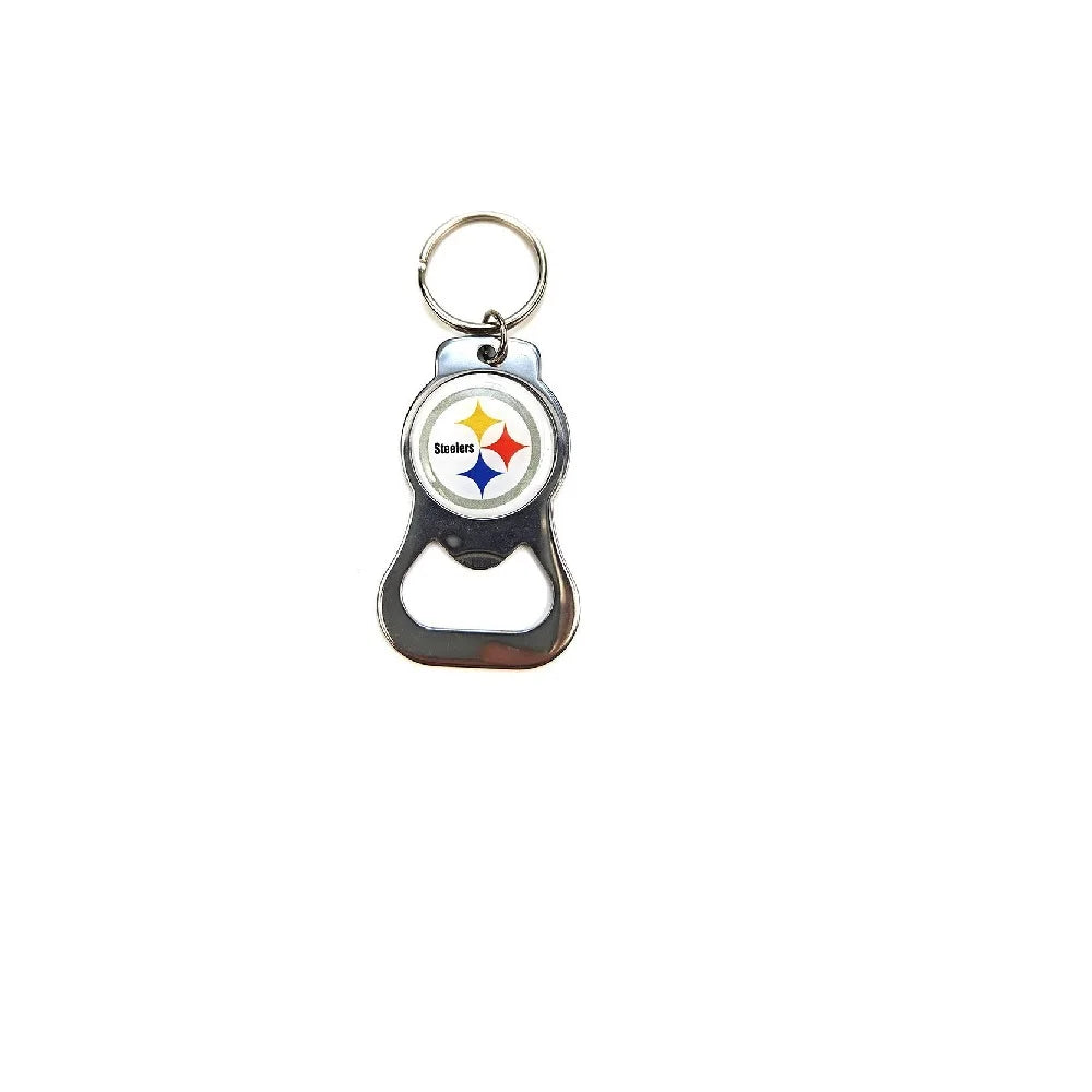 Beer Bottle Opener Keychain Stainless Steel Football nfl Charm Keychains Jewelry Gift