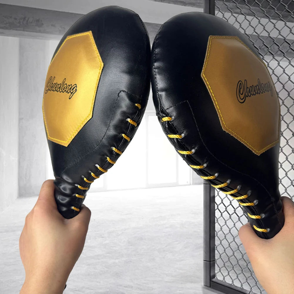 Boxing Target Paddles Boxing MMA Target Pads Non Slip Handle Punching Paddles with Elastic Strap for Boxing MMA Muay Thai