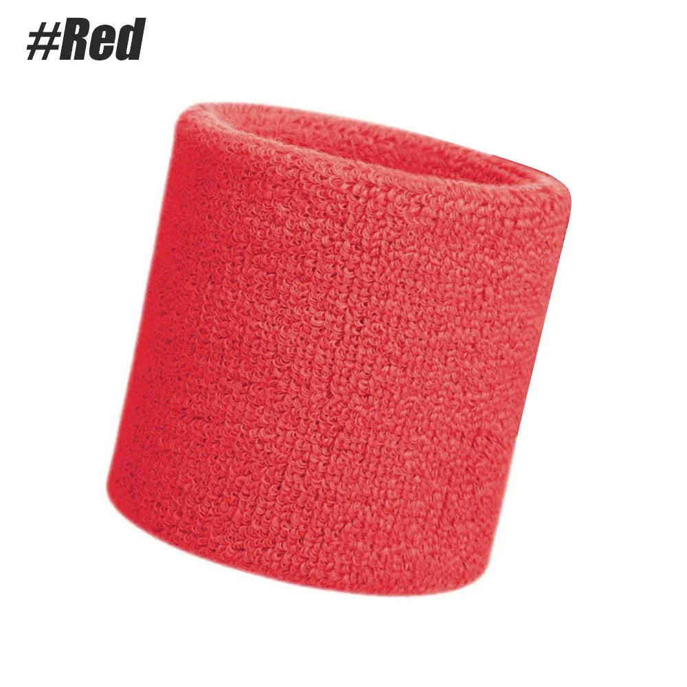 1Pcs Sweatband Sports Wristband for Men & Women,Cotton Cloth Sweatband for Tennis,Basketball,Football,Running,Gym,Working Out