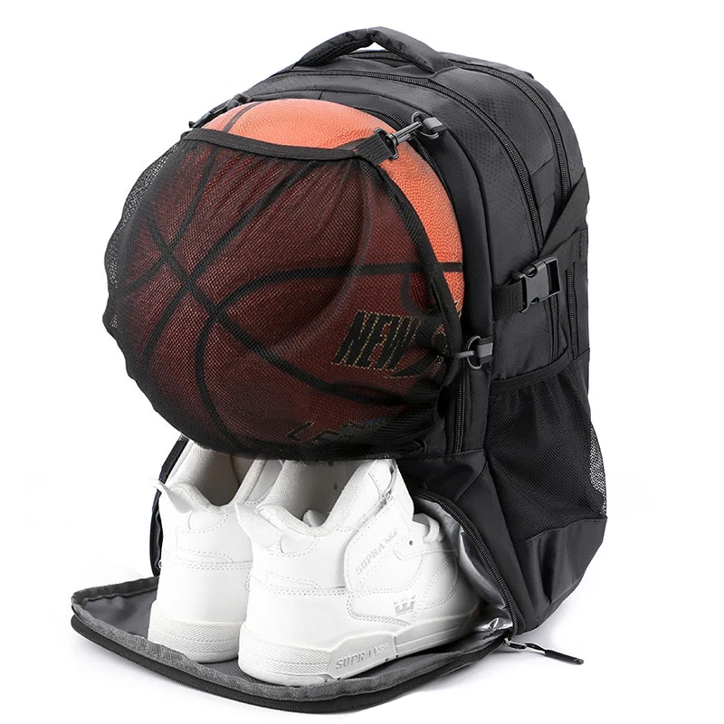 Basketball Backpack Football bag Large Sports Bag with Separate Ball Holder & Shoes Compartment, Best for Basketball, Soccer,Gym