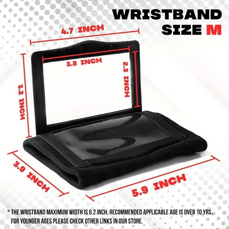 Football Tactic Board Wristband Football Basketball Tactical Manual Wristband for Training Practice Accessories Sports Gear
