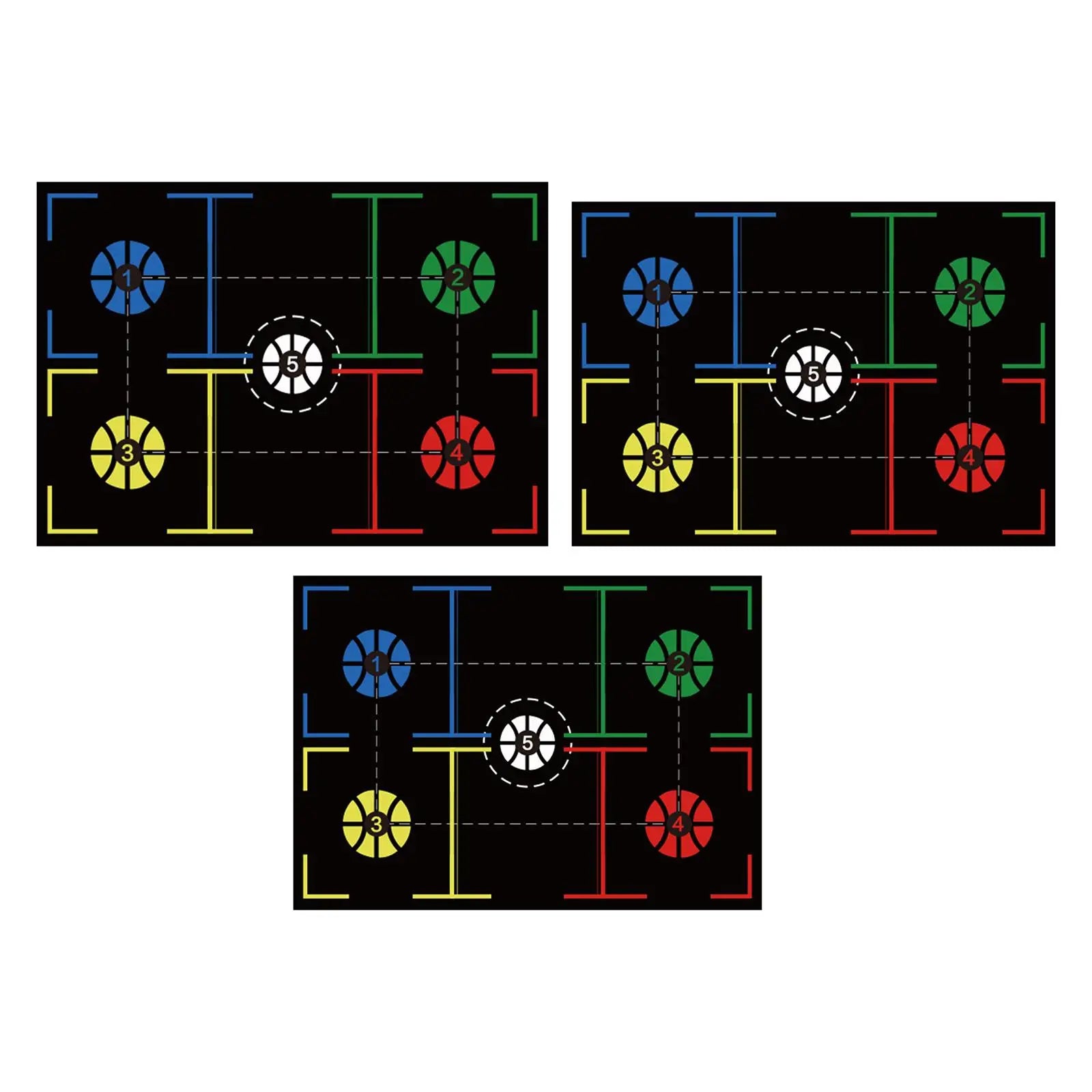 Basketball Training Mat Nonslip Mute Dribbling Ball Control Basketball Footstep Mat Basketball Footwork Mat for Kids Adults
