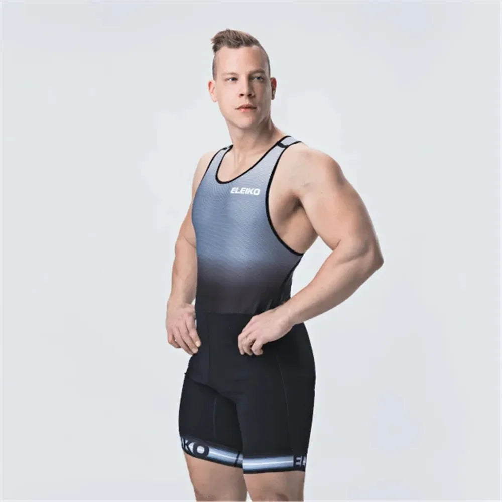 ELEIKO Men's Wrestling Singlets Competition Freestyle