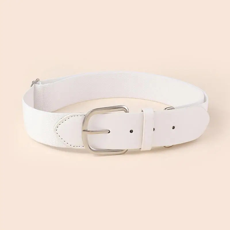 Youth - Durable Baseball Belt Elastic Elastic Tight Men's Club Leisure Elastic Belt Sports Girl Softball Elastic Loose Belt
