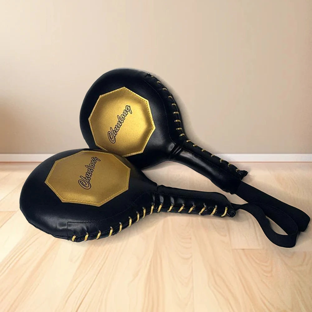 Boxing Target Paddles Boxing MMA Target Pads Non Slip Handle Punching Paddles with Elastic Strap for Boxing MMA Muay Thai