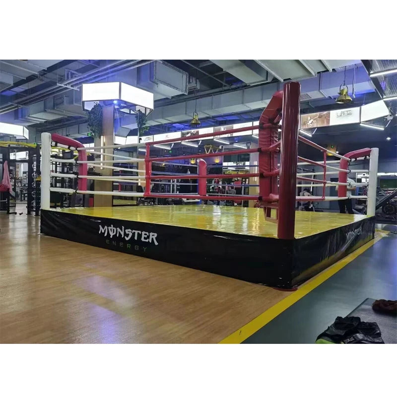 Elevated Boxing Ring Wrestling Ring - Competition Standard  Portable Boxing Ring 6m*6m*50cm  7.8*7.8*1m