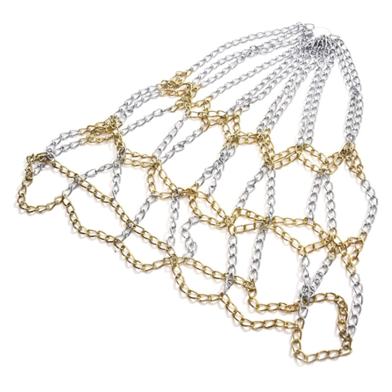 Outdoor Basketball Classic Sport Steel Chain Basketball Net Galvanized Steel Chain Durable Basketball Target Net