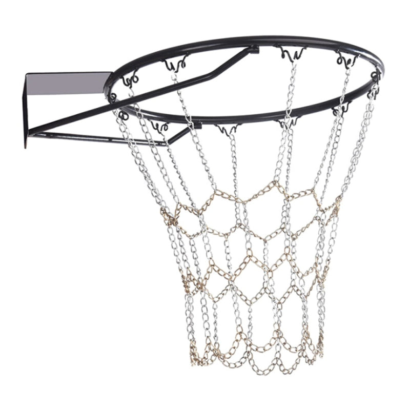 Outdoor Basketball Classic Sport Steel Chain Basketball Net Galvanized Steel Chain Durable Basketball Target Net