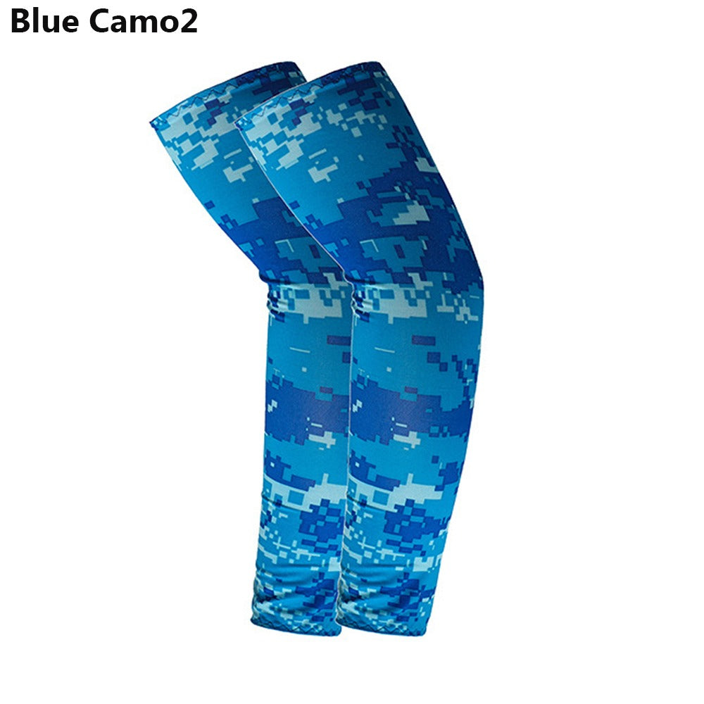 Athletic Arm Sleeves | 2pcs | Durable Material | Washable | Sports | Black with Colorful Patterns | Patterned Sleeve