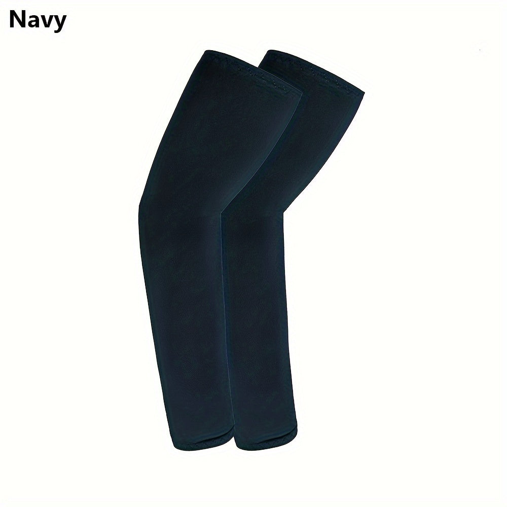 Athletic Arm Sleeves | 2pcs | Durable Material | Washable | Sports | Black with Colorful Patterns | Patterned Sleeve