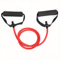 1pc Premium TPE Resistance Band - U-Shaped, Elastic Fitness Rope with Comfort Handles in Red/Green/Black - Ideal for Home Workouts & Strength Training