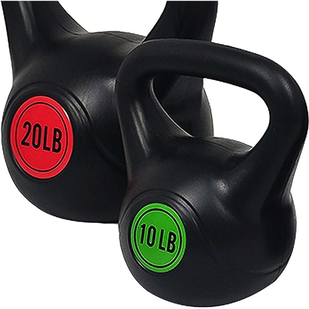 BalanceFrom Wide Grip Kettlebell Exercise Fitness Weight Set, Multiple Sizes